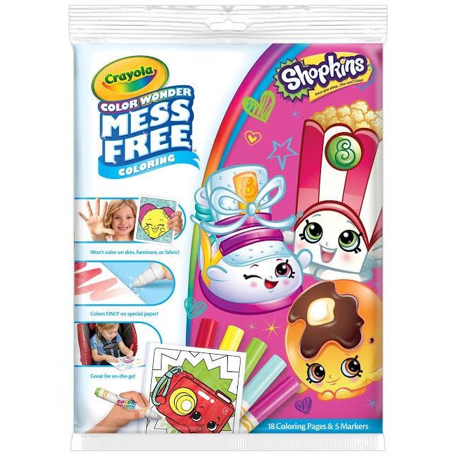 

Crayola Color Wonder Mess Free Coloring Crayola Shopkins Original