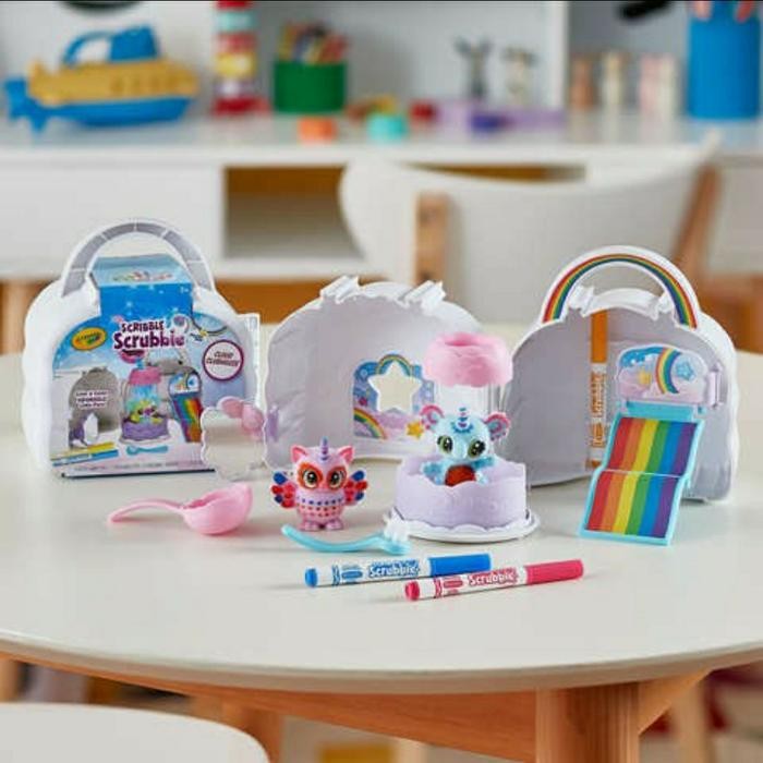 

Crayola Scribble Scrubbie Cloud Clubhouse Original /Mainan Kreatifitas