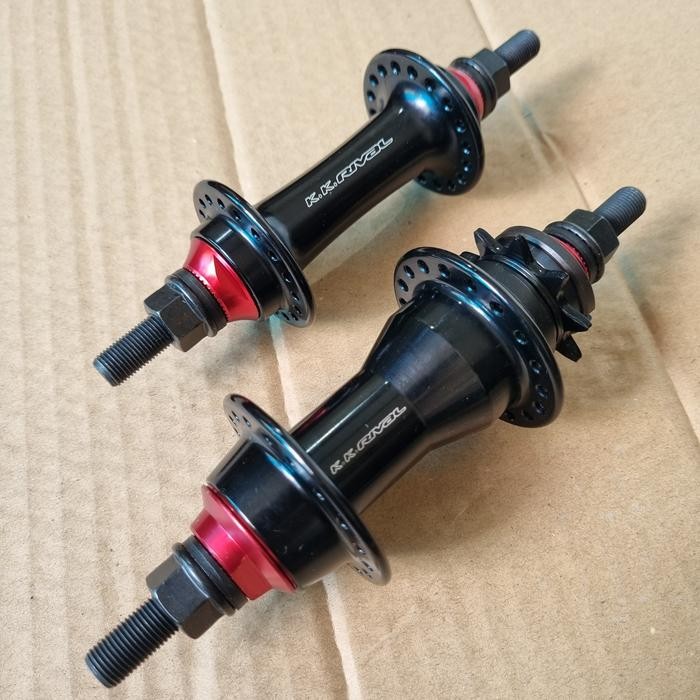 Hub Bmx Bearing 9T Rival Alloy Hitam