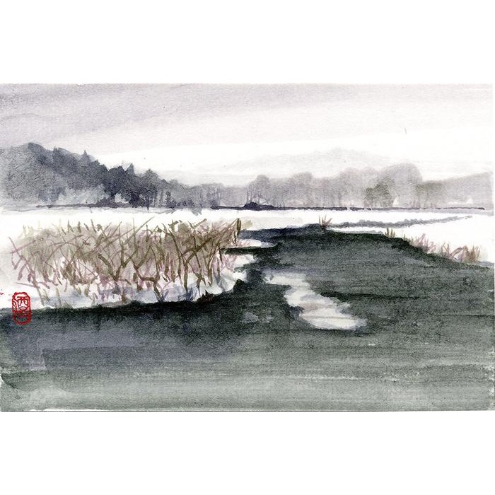 

15452 Boku Undo Gansai Sumi-E Paint 6-Set Color