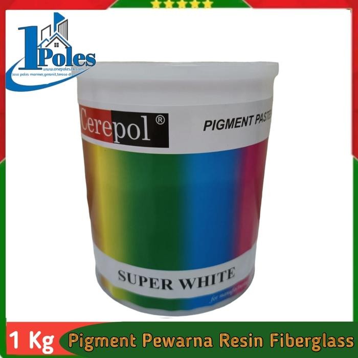 

Pigment Pasta Cair /Pewarna Resin, Fiberglass, Cerepol Super White