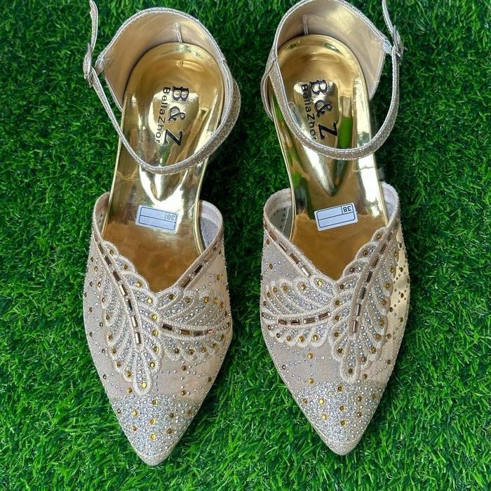 alfa Sepatu Model Selop SL-01 High Heels Ukuran 37-42 - Sendal, Wanita Karet Shoes Pesta
