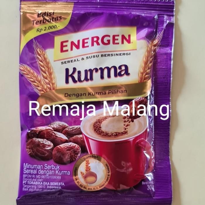 

(Allthebest) Energen Kurma 30gr (isi 10 pcs)