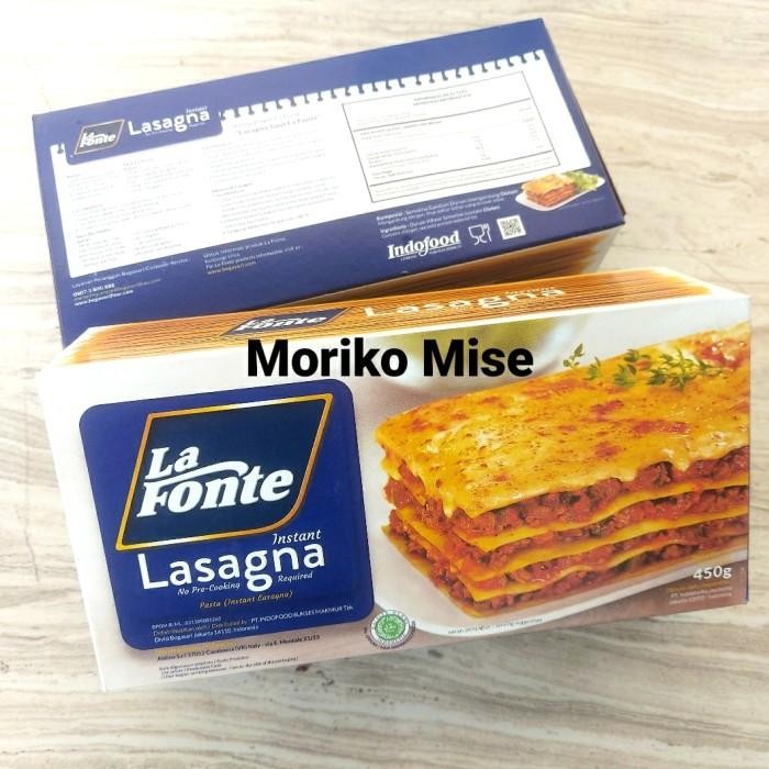 

(Allthebest) la fonte lasagna 450gr / lasagna sheet la fonte / pasta lasagna