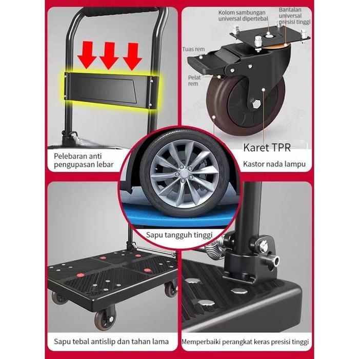 Troli Lipat Troli Barang Trolley Hand Truck Model   *