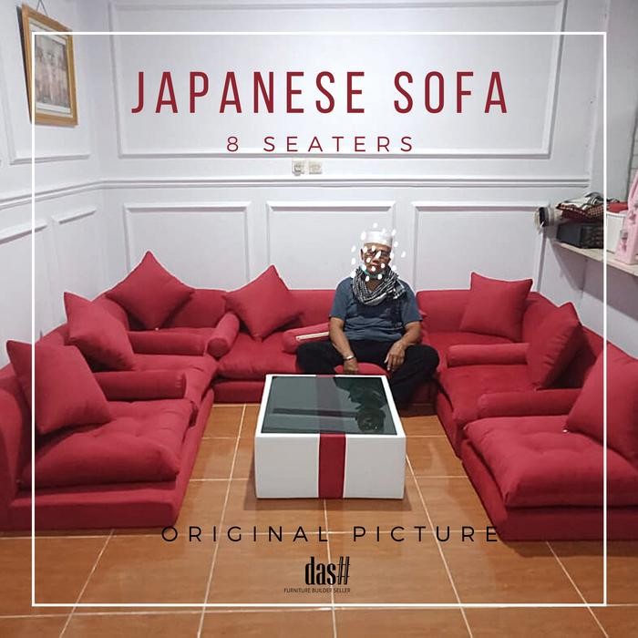 SOFA JAPANESE LESEHAN MINIMALIS JEPANG TATAMI SOFA ARAB KURSI FLOOR *