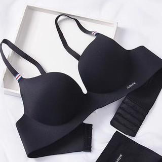 Bra Tanpa Kawat Nyaman Bh Wanita Dewasa Busa Tebal Seamless Tipis 014 *