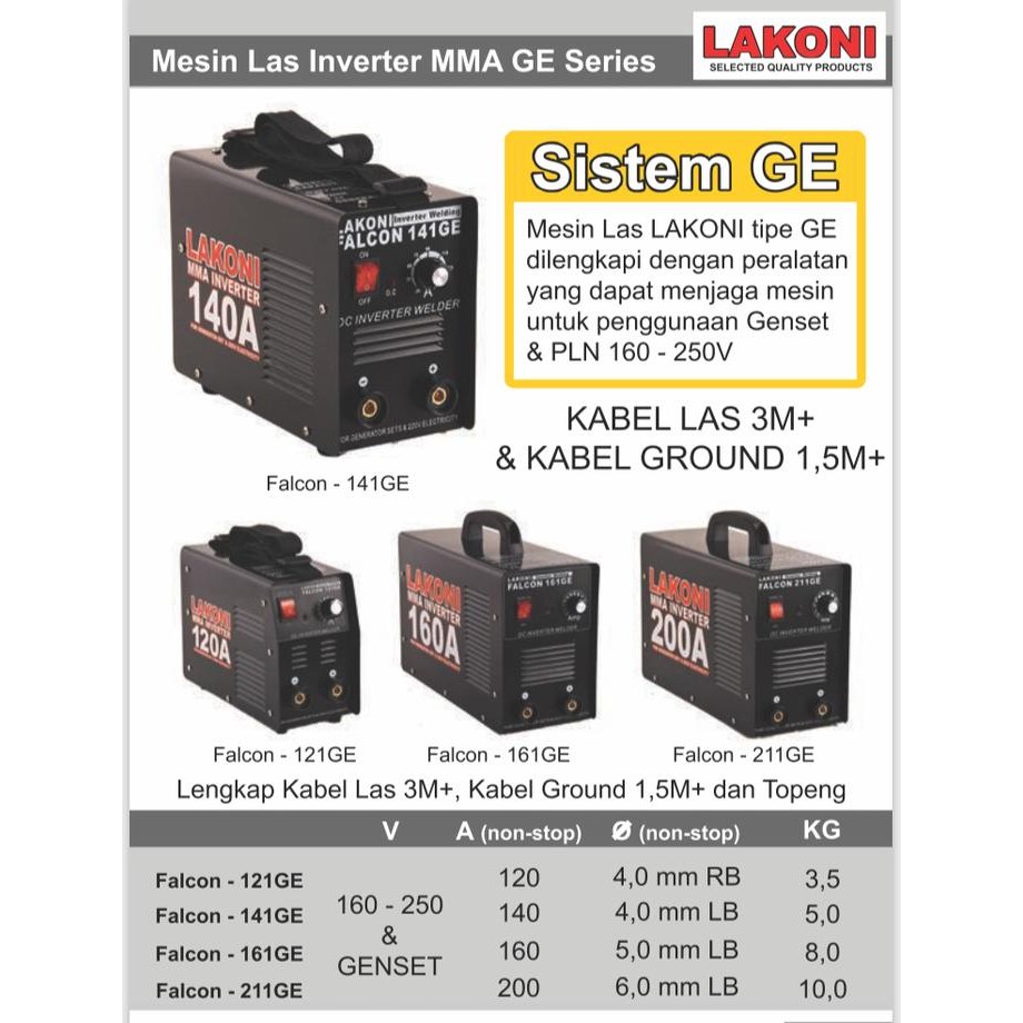 Travo Las Falcon 141Ge Lakoni