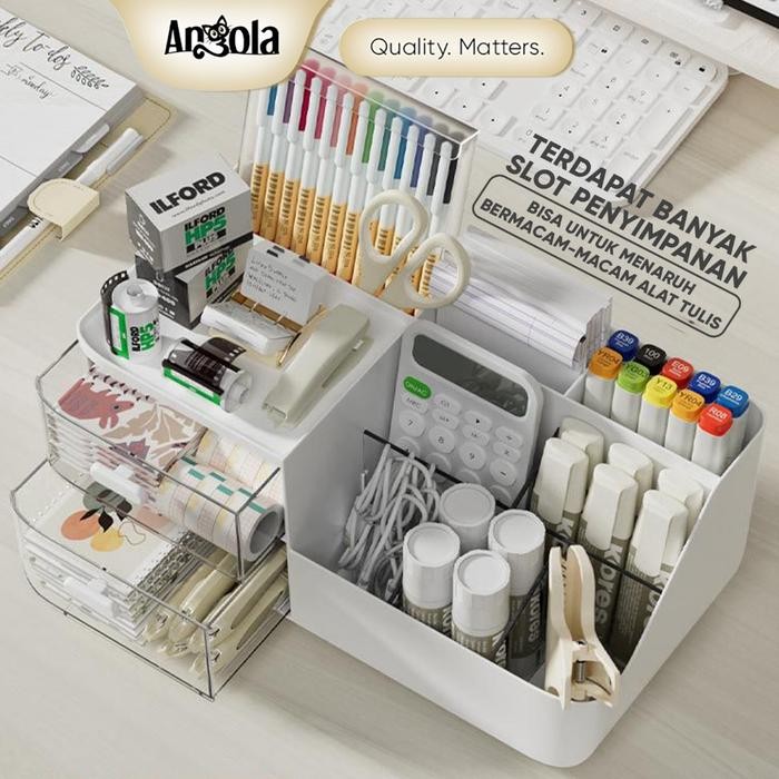 

Kenko Stationary - Tp Angola Rak Alat Tulis / Skincare / Make Up C36 Stationery Organizer