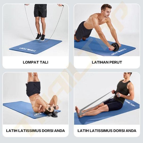 Yoga Mat - Matras Olahraga Anti Slip Workout 10Mm Terlaris