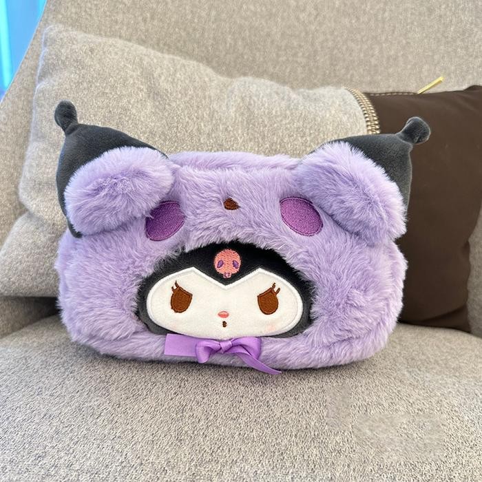 

Deli Stationary - Cartoon Pencil Case With Large Capacity And Soft Plush Material Stationery Bag