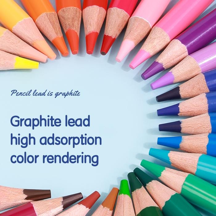 

Deli High-Grade Oil Color Pencil 6567/6568 - Pensil Warna Minyak Premium 24/36/48/72 Warna, Tahan