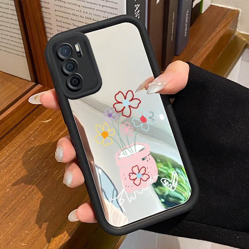 Casing Hp OPPO A16 OPPO A16s OPPO A54s Case Casing cinta kucing Silikon Kesing Cesing cermin cesing 