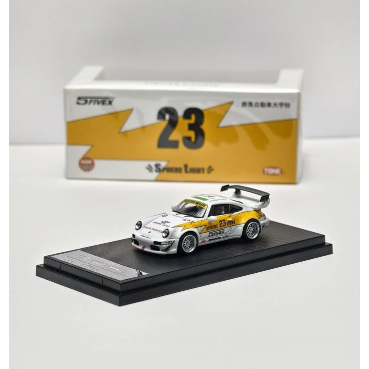 Time Micro x Aurora Model Porsche RWB 964 GT Wing Sphere Light #23 Hoshino Japan Limited Edition