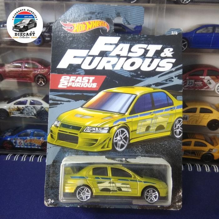 hot wheels mitsubishi lancer evolution fast furious