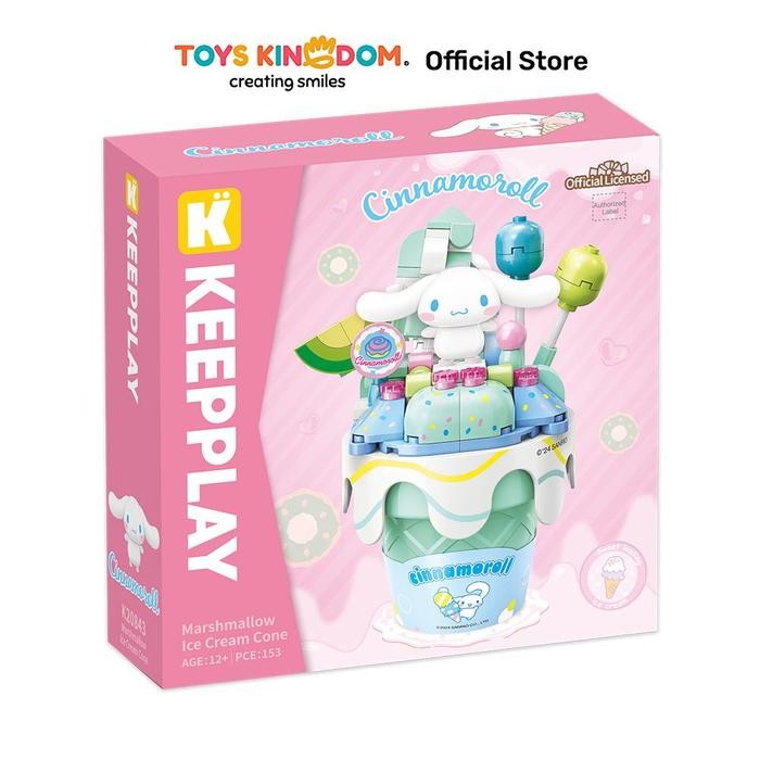KEEPPLAY SANRIO CINNAMOROLL MARSHMALLOW ICE CREAM CONE