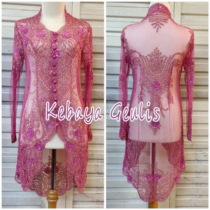 atasan kebaya pesta kebaya wisuda warna lilac