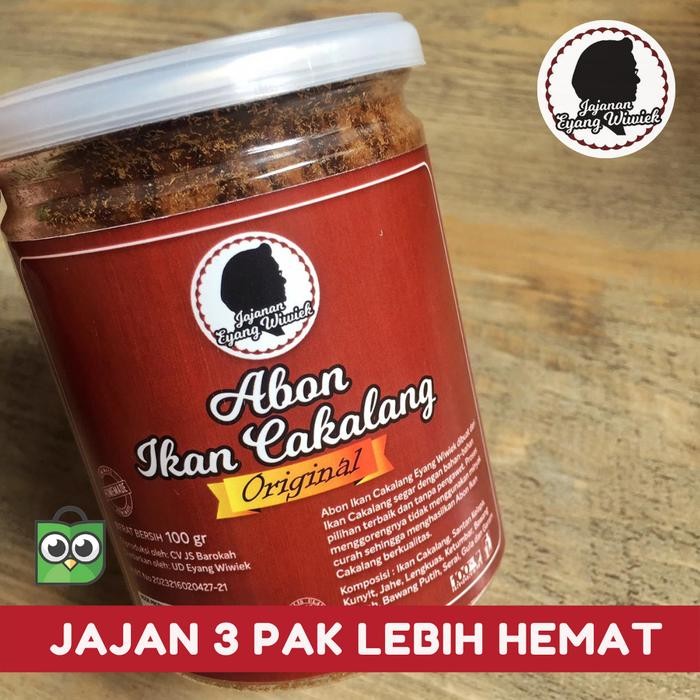

Abon Ikan Cakalang Merek Jajanan Eyang Wiwiek - Paket 3 Pak