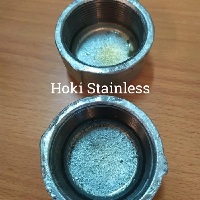 Paling Baik Dop / End Cap Galvanis Drat 4" Inch