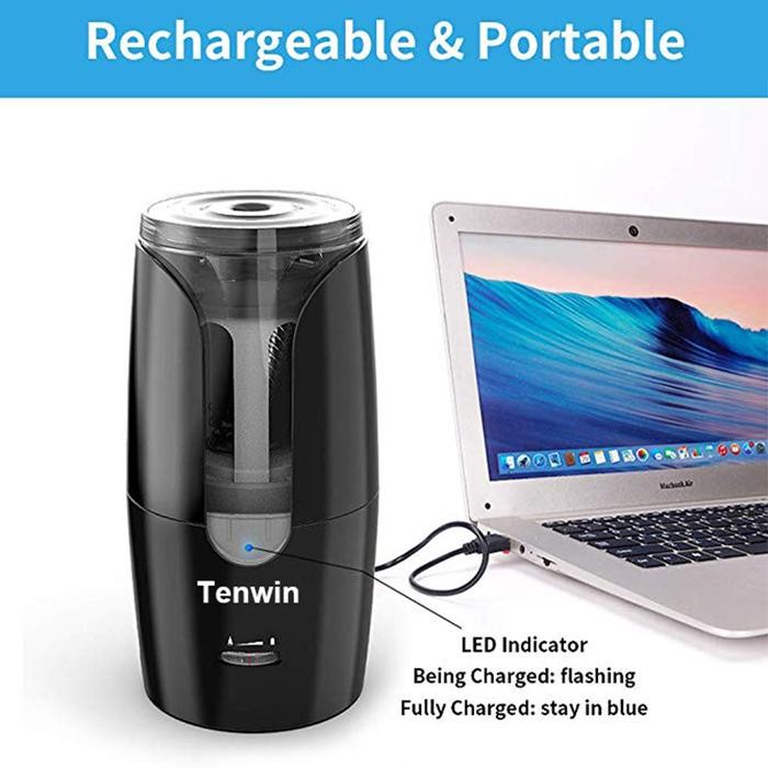 

New Original Tenwin Rautan Pensil Otomatis Rechargeable Tipe 8028-2