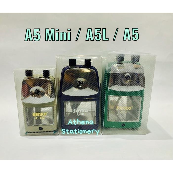 

Sharpener/ Rautan Pencil Meja Kenko A5