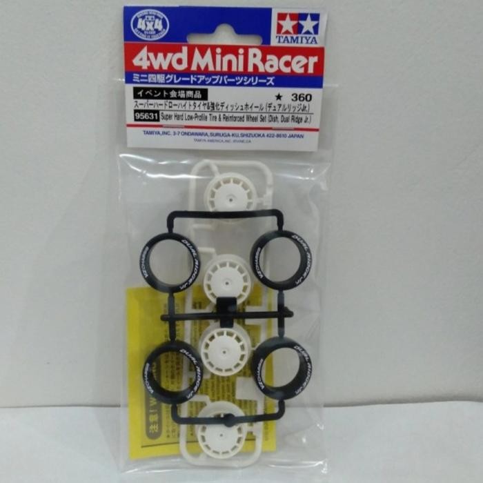 tamiya mini 4wd 95631 velg reinforced dish no carbon,super hard tire
