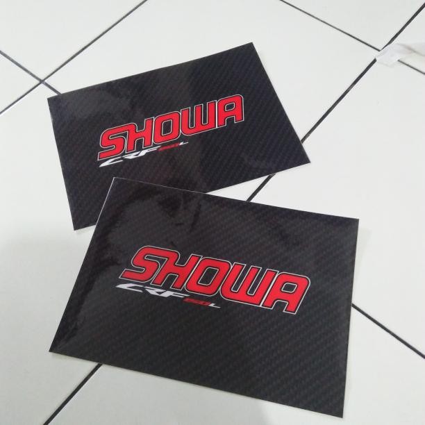 STICKER SHOWA CARBON USD CRF 150 L