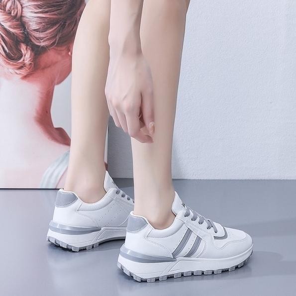 dap Sepatu Sneakers Wanita Cewek Casual Putih Kets Import Kasual Fashion