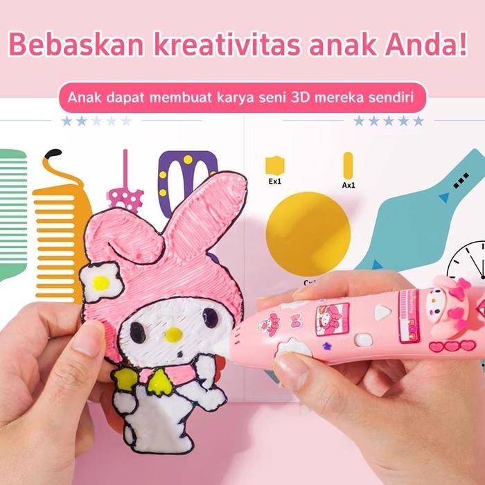 

Tatajoy 3D Printing Pen Pena cetak 3D untuk anak-anak mudah digunakan aman dan menyenangkan