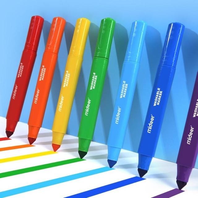 

Mideer Washable Marker Spidol (24 colours)