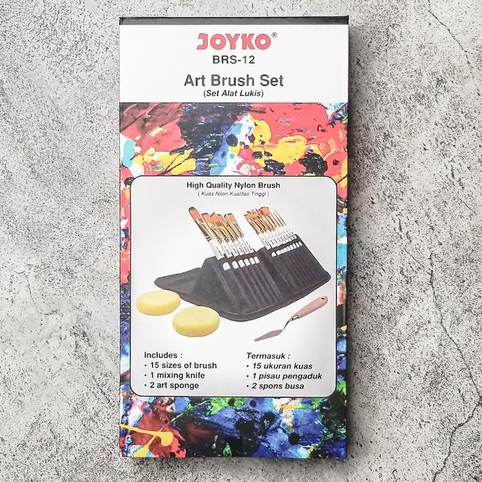 

Joyko Art Brush Set BRS-12 / Kuas Lukis Joyko / Set Alat Lukis