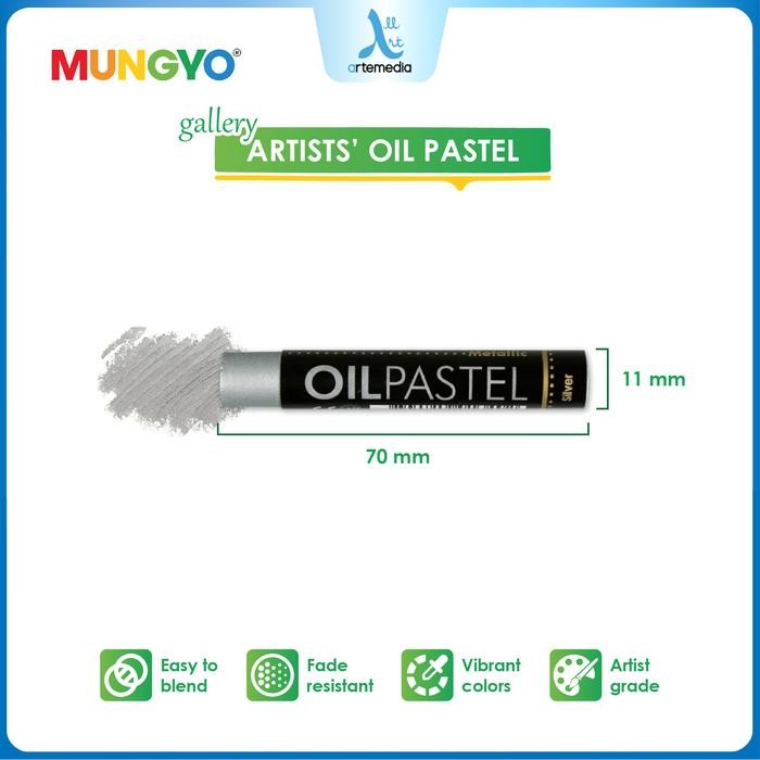 

Mungyo Gallery Artists Oil Pastel Fluorescent Set Crayon Krayon Minyak