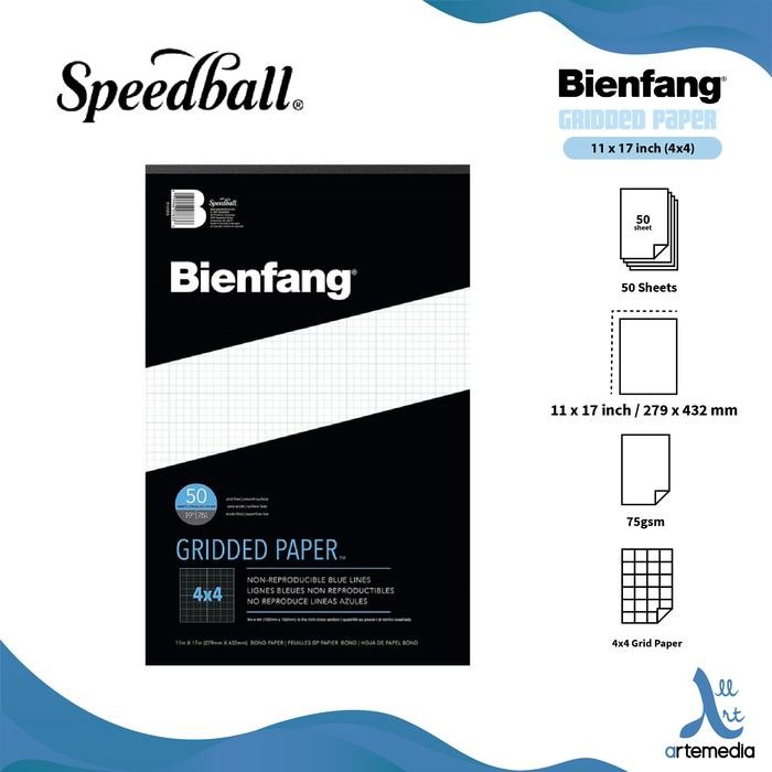 

Kertas Gambar Speedball Bienfang 11x17 inch Grid Paper Pad