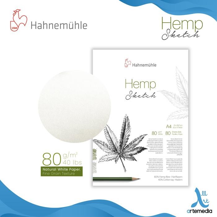 

Kertas Gambar Hahnemuhle Hemp Sketch A4 Drawing Paper Pad
