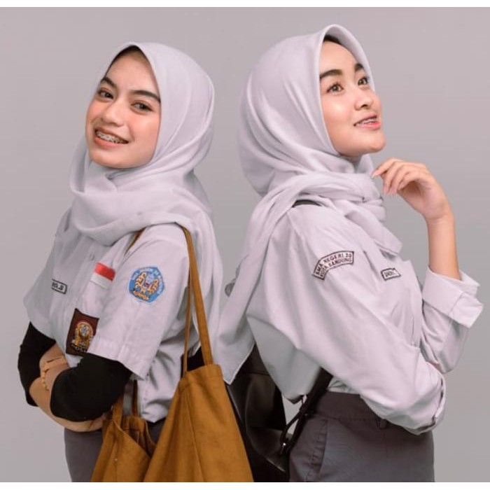 (Allthebest) Jilbab polos tebal termurah kerudung segi empat anak sekolahan/ dewasa