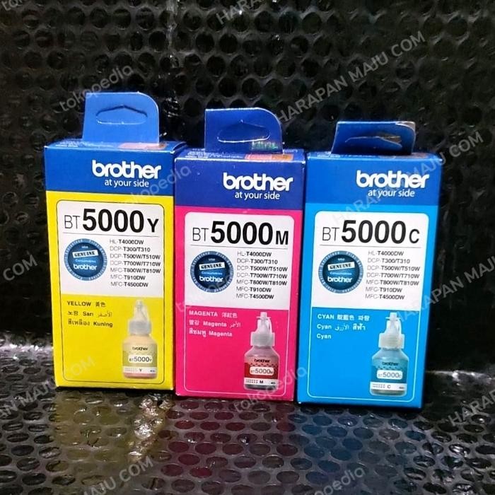 MASRI Tinta Brother Bt5000 Bt 5000 Bt-5000 Cmy Cyan Magenta Yellow