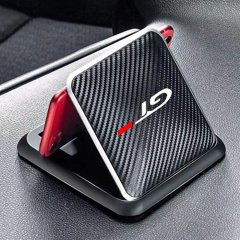 Car Phone Holder GPS Navigation Dashboard Phone Holder Stand For Peugeot GT GTI GTLINE 206 208 307 3