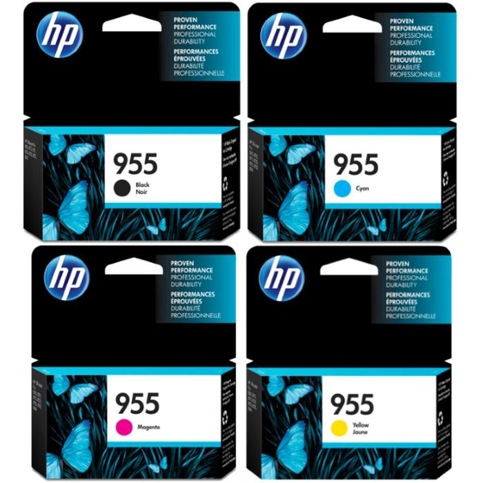 FES4 Tinta Hp 955 Tipis Colour 955 Cyan 955 Yellow 955 Magenta Oiginal
