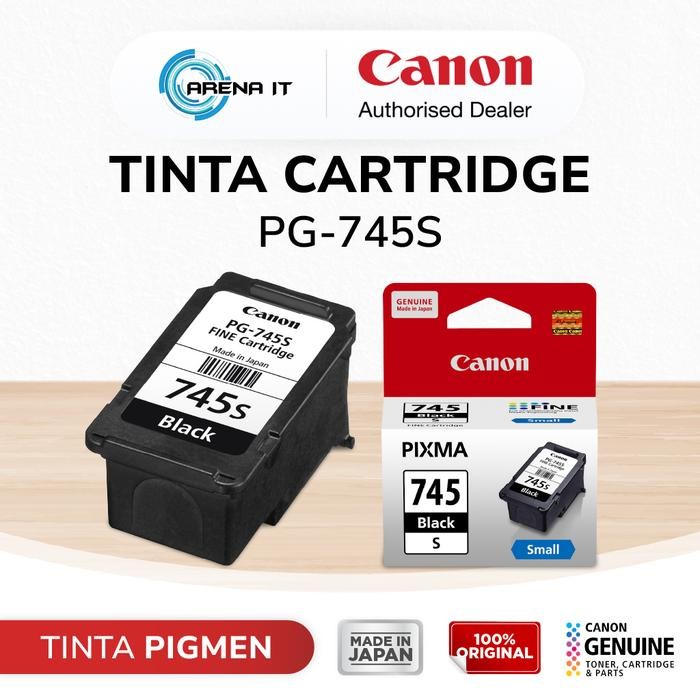 FES4 Tinta Original Canon 745 Small Black Pg745S - Tinta Canon Mg2570S Ts207 Ts307 Ts707