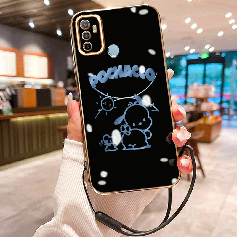 Casing Hp Untuk OPPO A53 2020 A33 2020 A53s 4G A32 A11s Case Casing Silikon HP Kasing berlapis motif