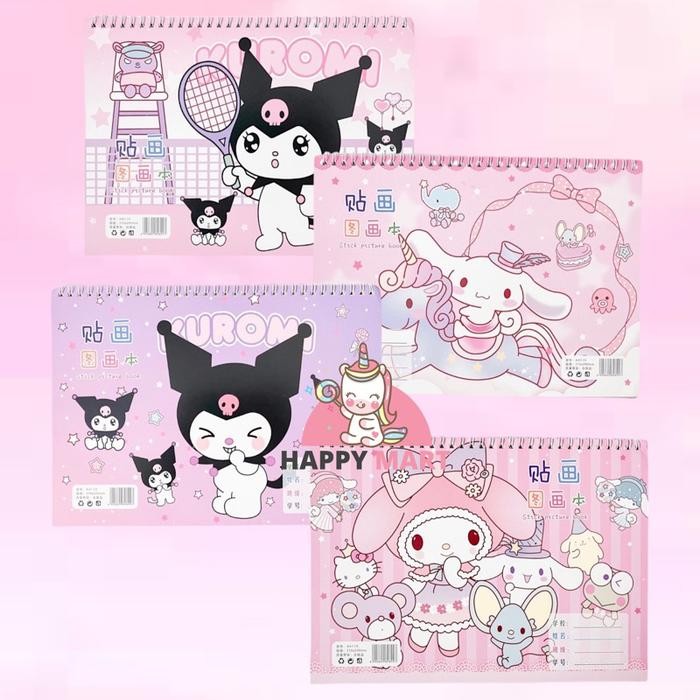 

sketch book Buku gambar a4 Kuromi tenis series melody / cinnamoroll