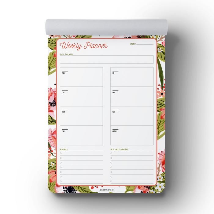 

TUMI Weekly Planner Summer Vibe Notepad