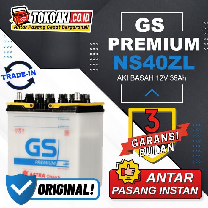 GS Astra Premium NS40ZL - 12V 35Ah