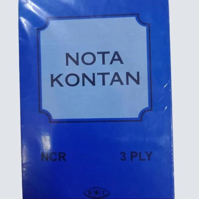 

TUMI Nota Kontan Kecil Bot 3 Play 1 Pack {10 Pcs} Ukuran 10,5X16,5 Cm 19 Lembar Ncr 3 Ply