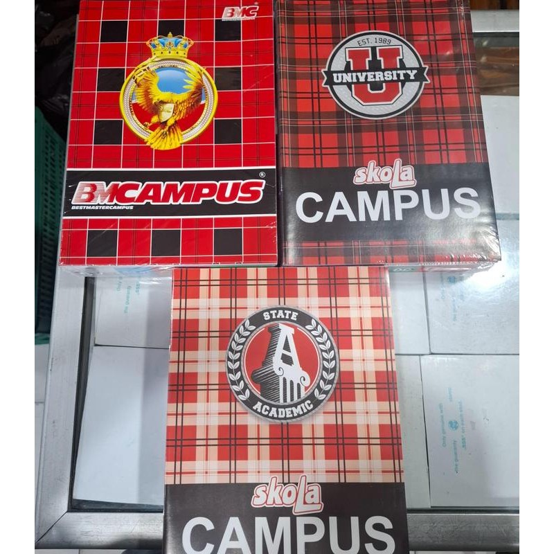 

TUMI Buku Tulis Campus 50 Lembar -Boxy - Per Pack - Isi 10 Buku