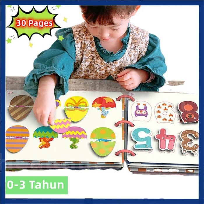 

COD30 Halaman Quiet Book Busy Book Buku Edukasi Anak Buku Aktivitas Anak Kids Montessorri Activity