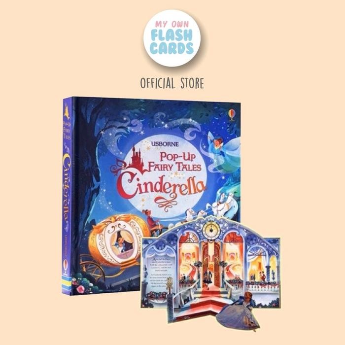 

Usborne Pop Up Book Cinderella - MyOwnFlashcards - Buku t English inggris ted Children