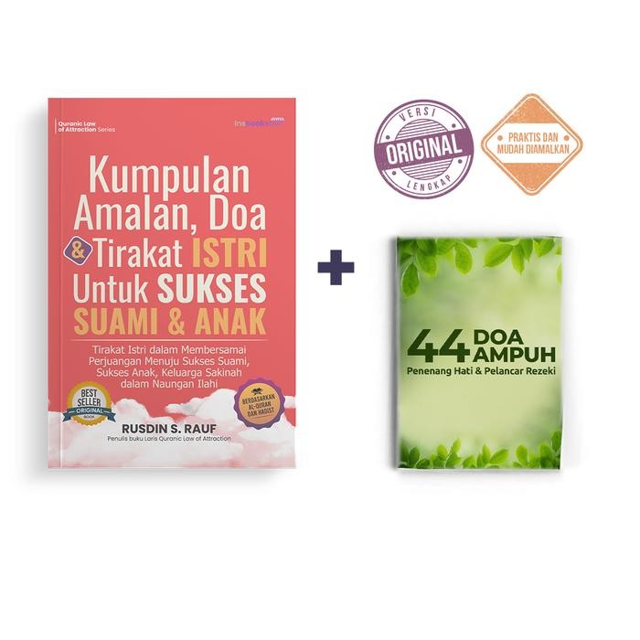 

(Paket Lengkap) Kumpulan Amalan, Doa, & Tirakat Istri Untuk Sukses Suami dan Anak Buku Agama Islam