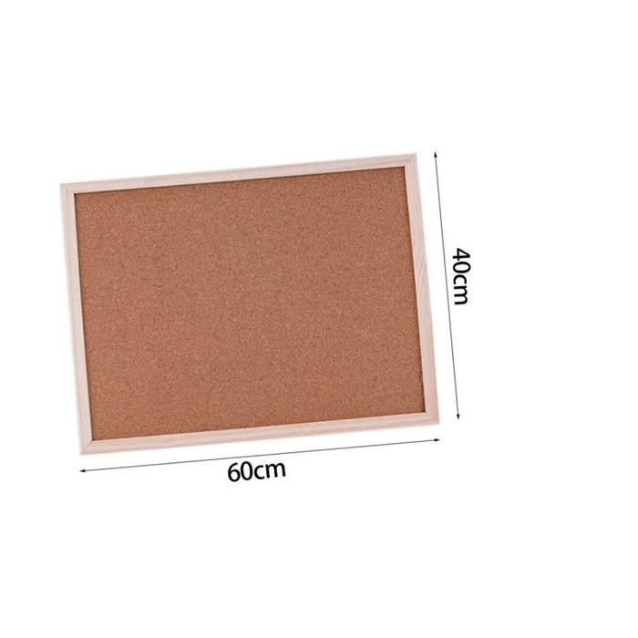 

I77W Note Memo Board / Pin Board Papan Pengumuman Wood Wall Hanging Message