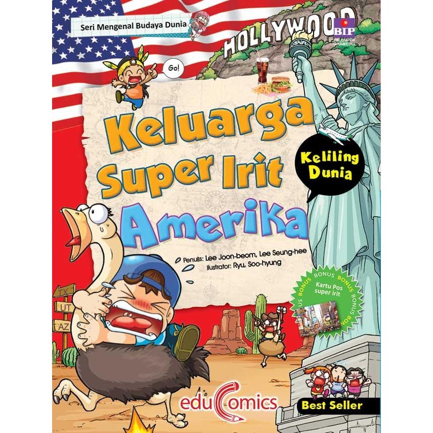

Educomics : Keluarga Super Irit Keliling Dunia : Amerika